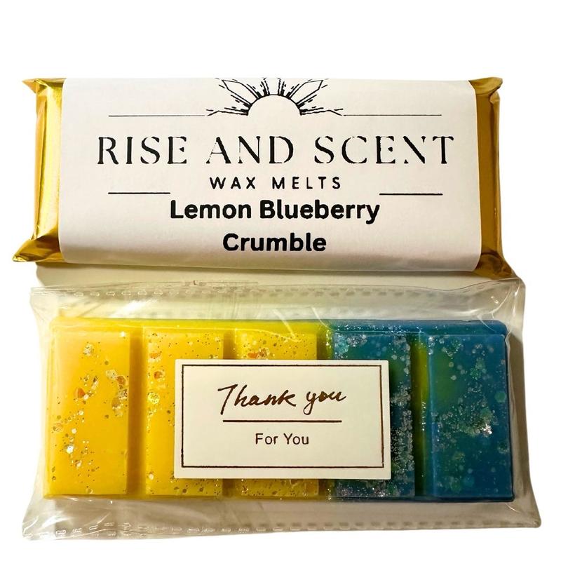 Lemon Blueberry Crumble wax melt bar