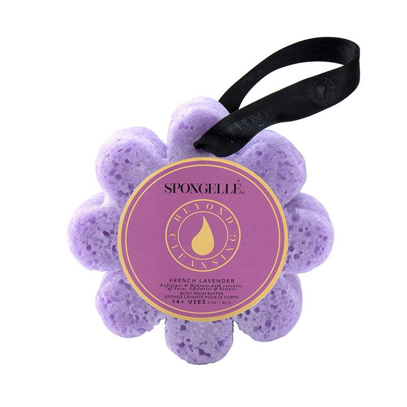 French Lavender Wild Flower Body Wash Infused Bath Sponge