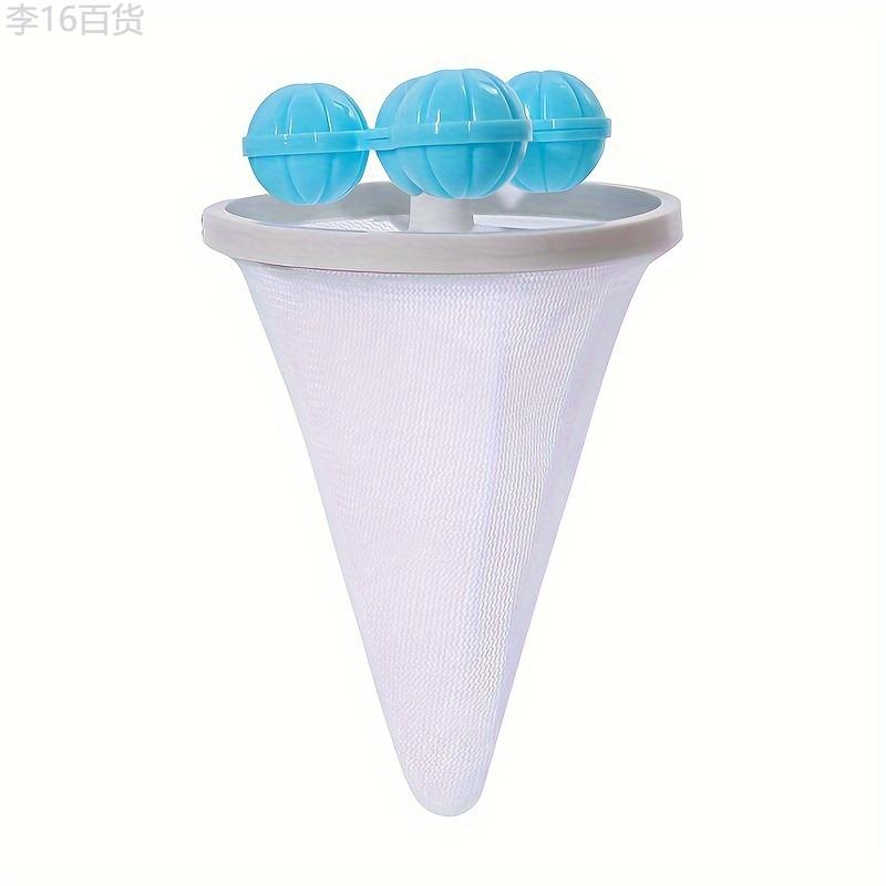 1pc Floating Laundry Hair Filter Bag, Washing Machine Cleaner Mesh Ball with Hair Remover Function for Home, Bathroom Accessories