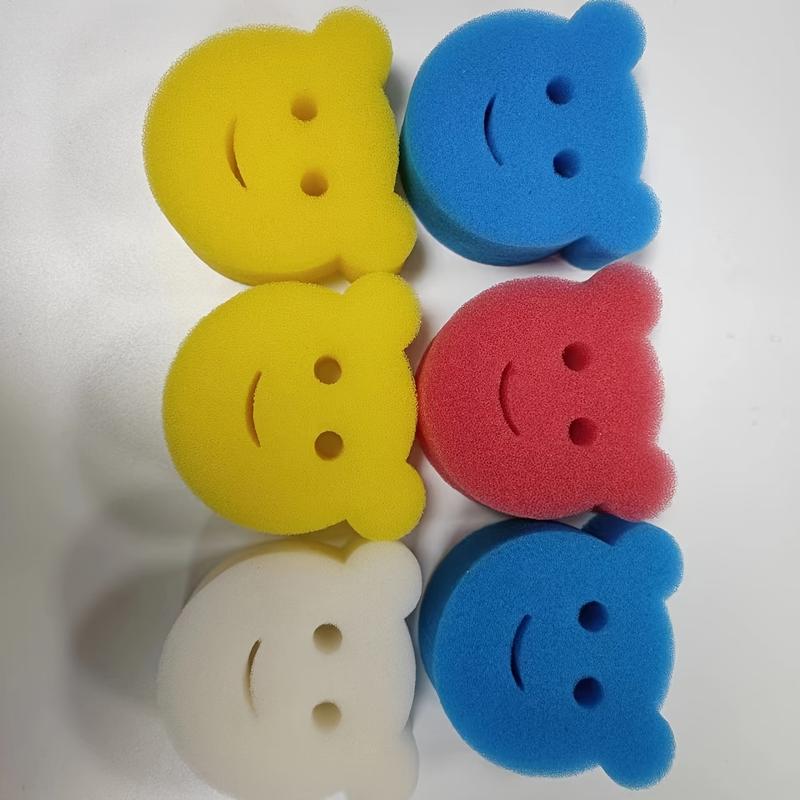 Bear shape warm cleaning sponge Kitchen sponge wipe