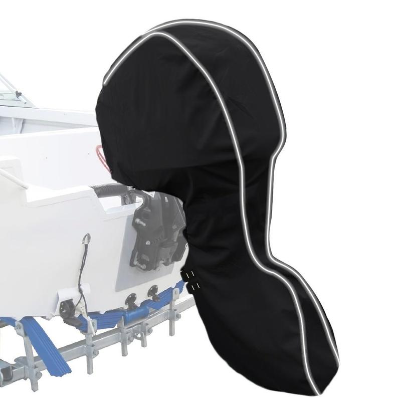 Outboard Motor Cover, Waterproof & Dustproof Engine Cover, Adjustable Engine Protector, Outdoor Motor Cover for Boat, Yacht, Fishing, Boating