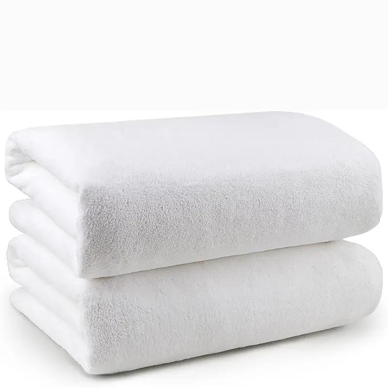 Bathroom Accessories Bath Towel, 3pcs Soft Absorbent Shower Towel, Solid Color Bath Towel for Home, Bathroom Supplies