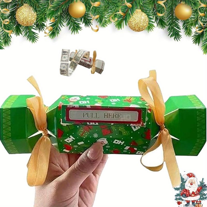 4pcs 8pcs 12pcs Christmas Surprise Money Bag,  Surprise Money Gift box, 2024 DIY Christmas Surprise Kit, Cash Gift bag, Christmas Party Surprise Cash Gift Box Christmas Cash Christmas Themed