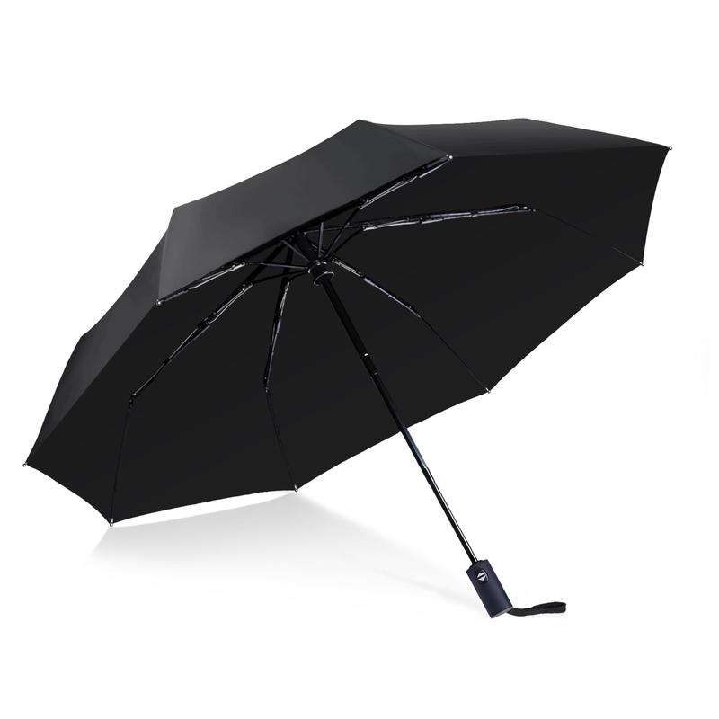 Travel Essentials Umbrella Windproof Compact Collapsible Light, Automatic, Strong and Portable, Wind Resistant, Folding Small Umbrella for Rain