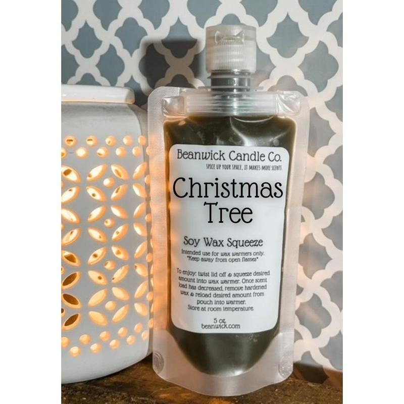 Christmas Tree   Soy Wax Squeeze Pouch   Infused with Mica   Viral   Trending   Wax Melts