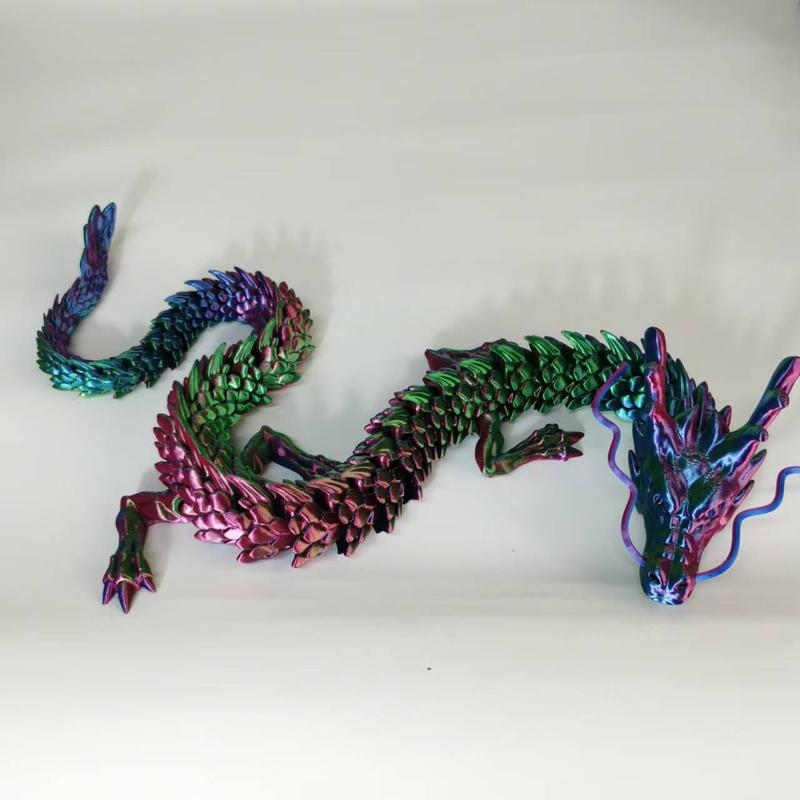 3D Printed Dragon Model, 1 Count Creative Desktop Decoration, Office Desktop Ornament for Holiday Gift, Home Decor