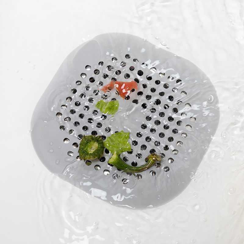 Silicone Shower Drain Hair Catcher, Bathtub Hair Catcher, Shower Drain Cover, Bathroom Accessories