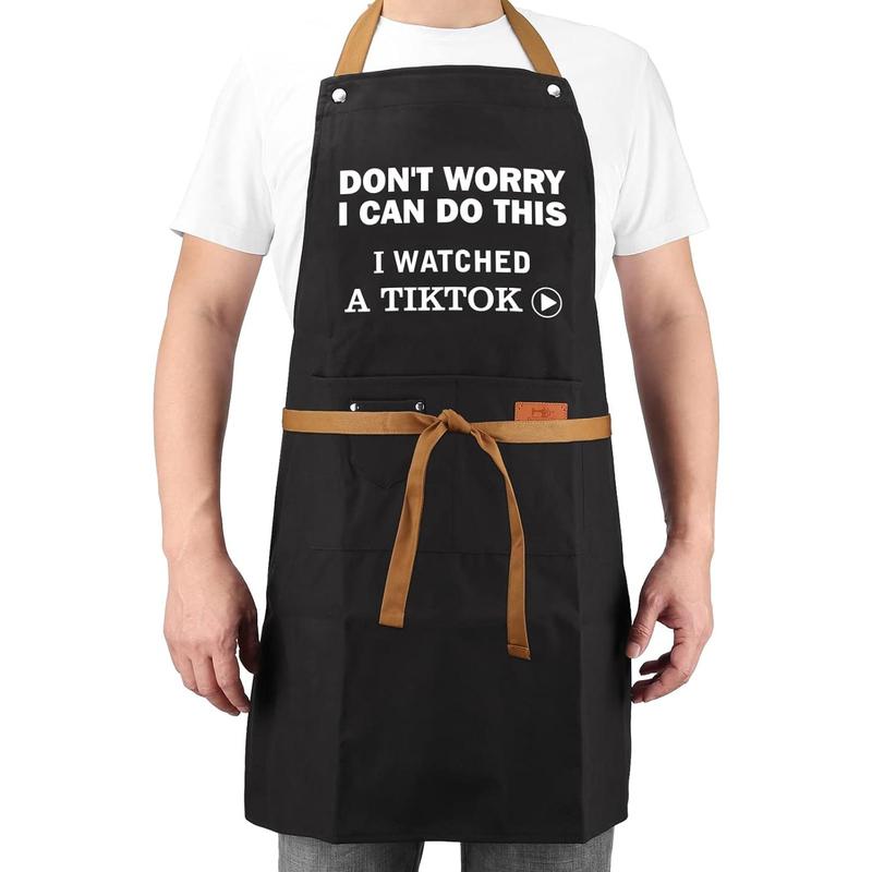 Gifts for Dad, Mom, Father's Day Gifts from Wife, Cooking Aprons, Anniversary Mens Gifts, Women, Dad Birthday Gifts, Father Gifts from Daughter Son, Chef Aprons for Boyfriends, Him,  Dad