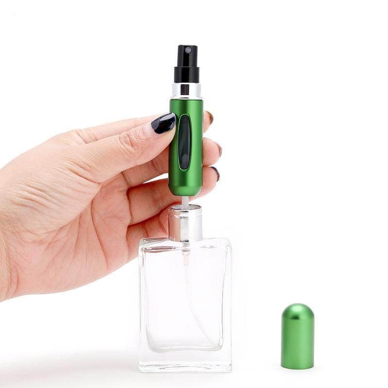 Refillable Perfume Atomizer Bottle, 1 Count Portable 5ml Mini Empty Perfume Spray Bottle, Perfume Dispenser for Travel