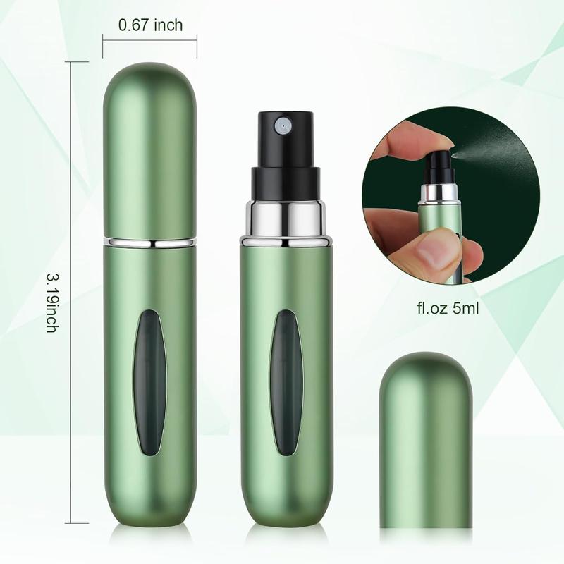 Perfume Travel Refillable Cologne Atomizer, Pocket Perfume Fill from Bottom and Portable Cologne Sprayer, Mini Perfume Refillable Bottle, Traveling Perfume Transfer Bottle for Traveling