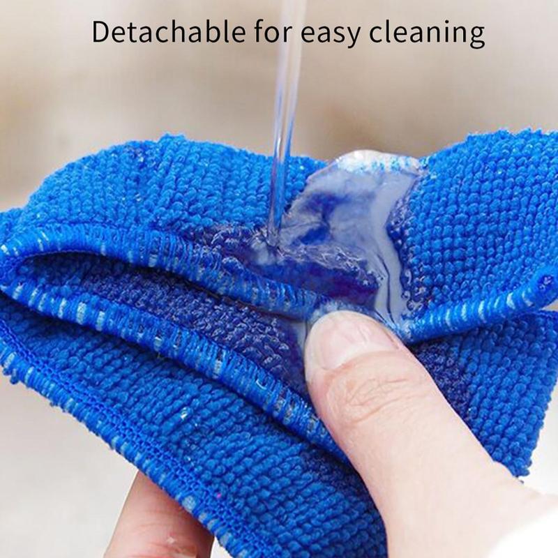 Non-slip Durable Cleaning Cloth, 1 Count Removable Air Conditioner Outlet Gap Dust Brush, 2024 Household Cleaning Supplies, Reusable Washable Cleaning Gadgets, Home Care Supplies