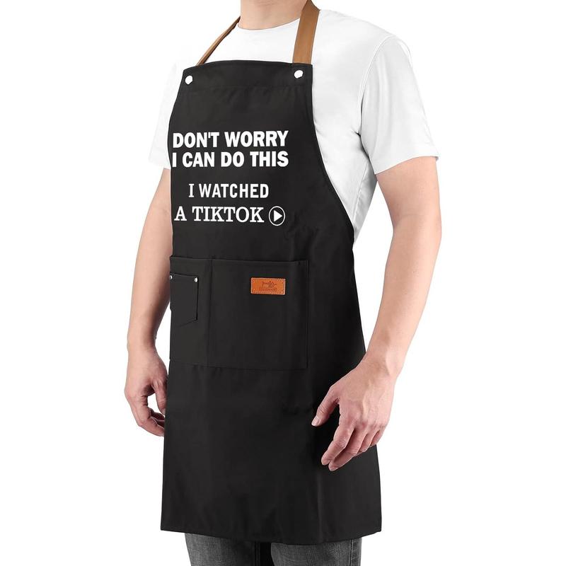 Gifts for Dad, Mom, Father's Day Gifts from Wife, Cooking Aprons, Anniversary Mens Gifts, Women, Dad Birthday Gifts, Father Gifts from Daughter Son, Chef Aprons for Boyfriends, Him,  Dad