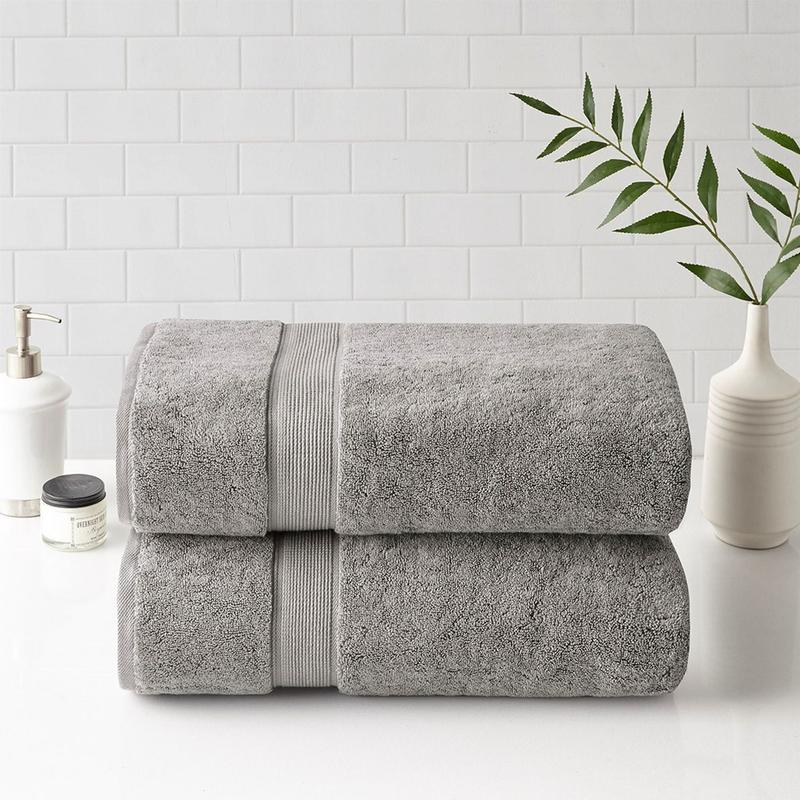 Cotton Bath Sheet Antimicrobial 2 Piece Set Towels