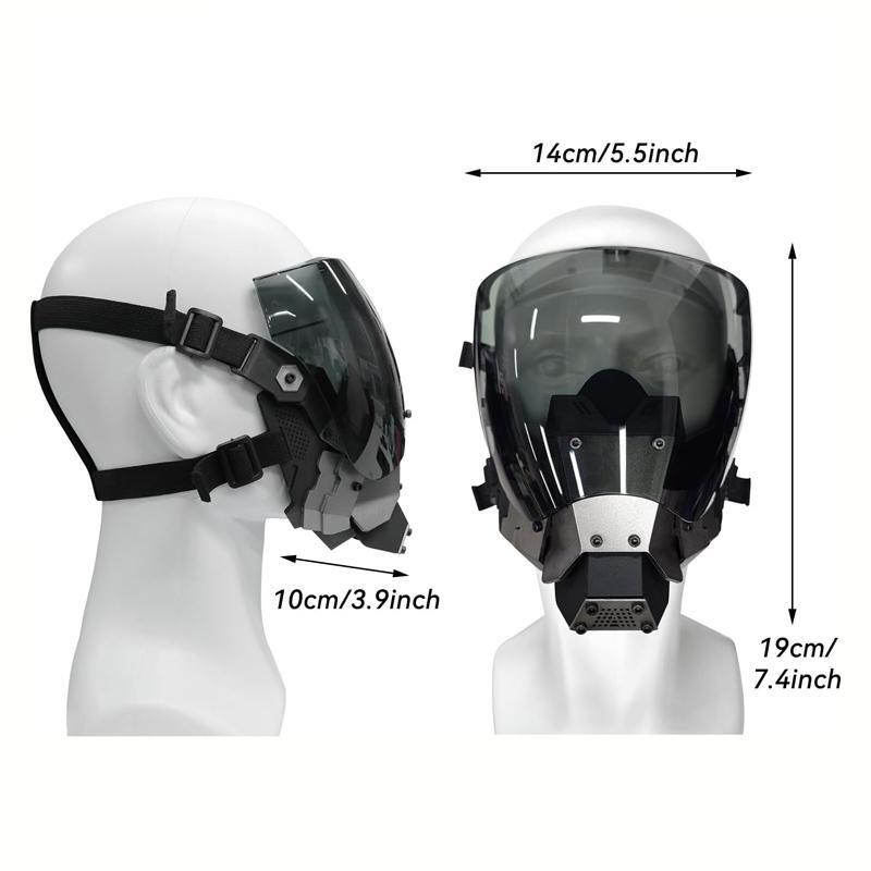 Full Face Mask, Double Sided Breathable Tactical Mask, Party Cosplay Mask, Festival & Party Supplies, Mask Gifts for Men