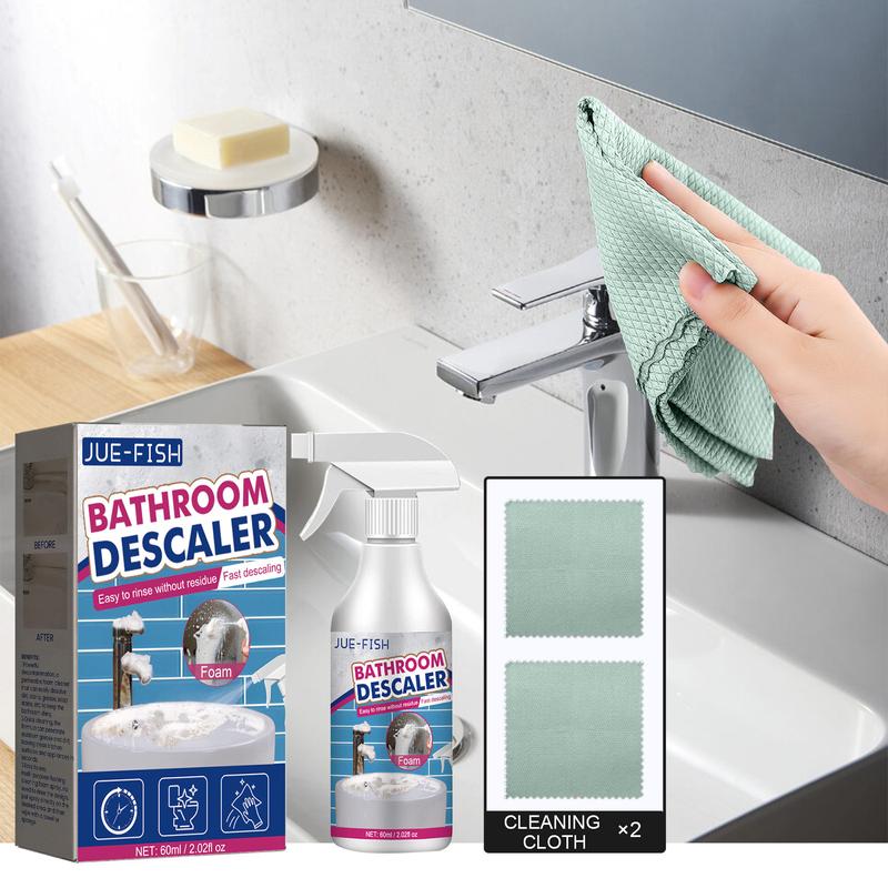 Stubborn Stains Cleaner, Multipurpose Bathroom Foam Cleaner, Bathroom Descaler Cleaner, Descaler To Tile Faucet Remover