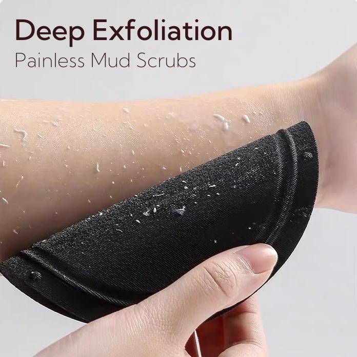 4 Counts Exfoliating Bath Tool for Body Scrub,Handheld Cleansing and Skin Smoother for Massage and Dead Skin Removal