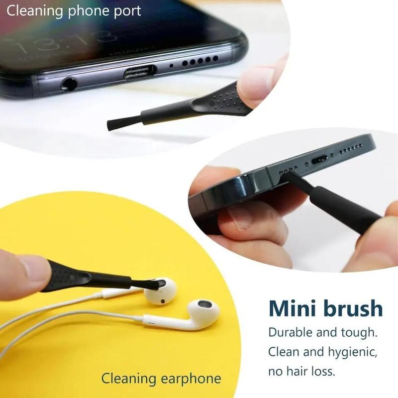 Mini Cleaning Brush, Phone Charging Port Dust Cleaning Brush, Dust Cleaning Brush, Anti Dust Plug for iPhone, Computer Keyboard Cleaner Tool