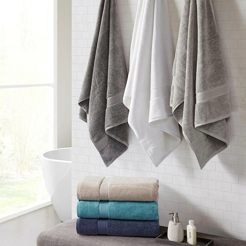 Cotton Bath Sheet Antimicrobial 2 Piece Set Towels