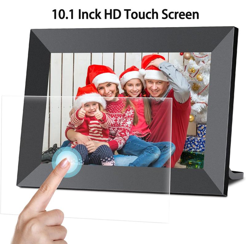 Ekoio Christmas gift box,Gift idea,10.1 Inch WiFi Digital Picture Frame with 1280 * 800P IPS Touch Screen HD Disply,Built-in 32GB Storage,Video Clips and Slide Show,Send Photos Instantly from Anywhere with via Free APP…