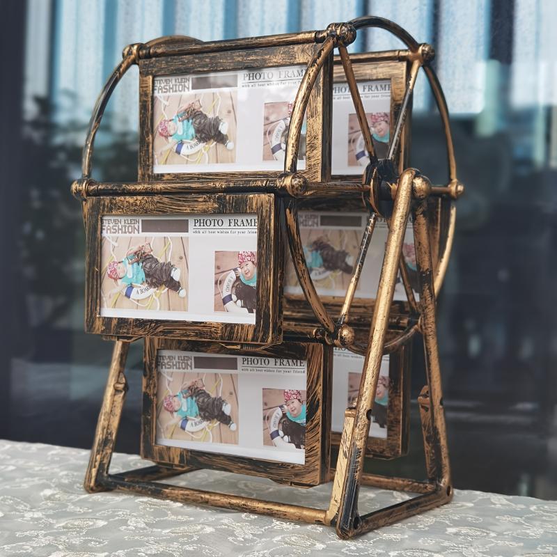 Vintage Ferris Wheel Rotating Photo Frame - 4