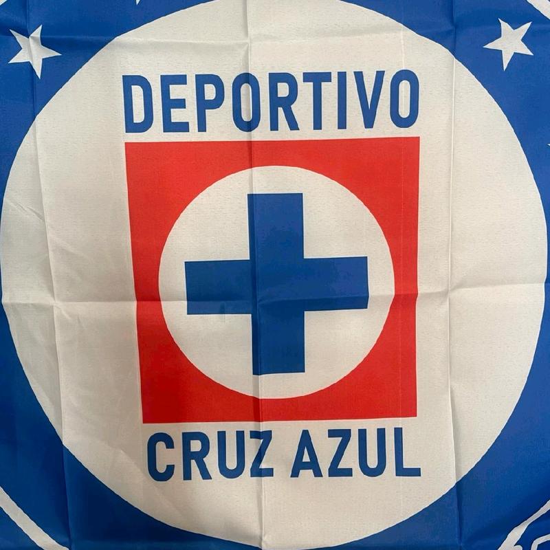 Cruz Azul Soccer Banner - 3x5 Ft, Indoors and Outdoors Soccer Flag