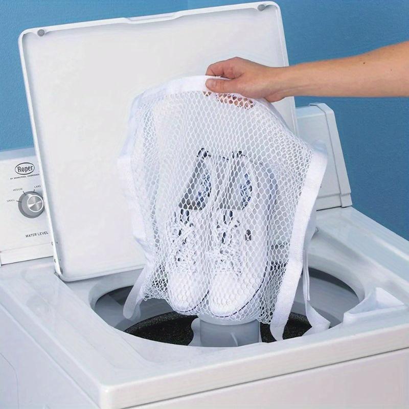 Washing Bag with Elastic Strap, Durable Fabric Laundry Bag for Shoes & and Clothes, Washing Bag for Washing Machine