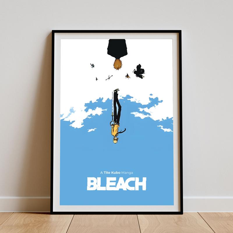 Bleach: The Upside Down World Poster – Exclusive High-Quality Anime Wall Art – Surreal Realms Gift for Bleach Fans Artistic Decor