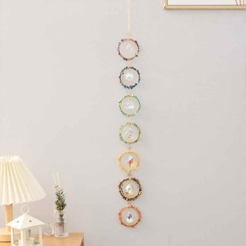 Crystal Sun Catcher, 1 Count Colorful Stone Rainbow Maker, Exquisite  Sun Catcher for Courtyard Garden Living Room Window Decor