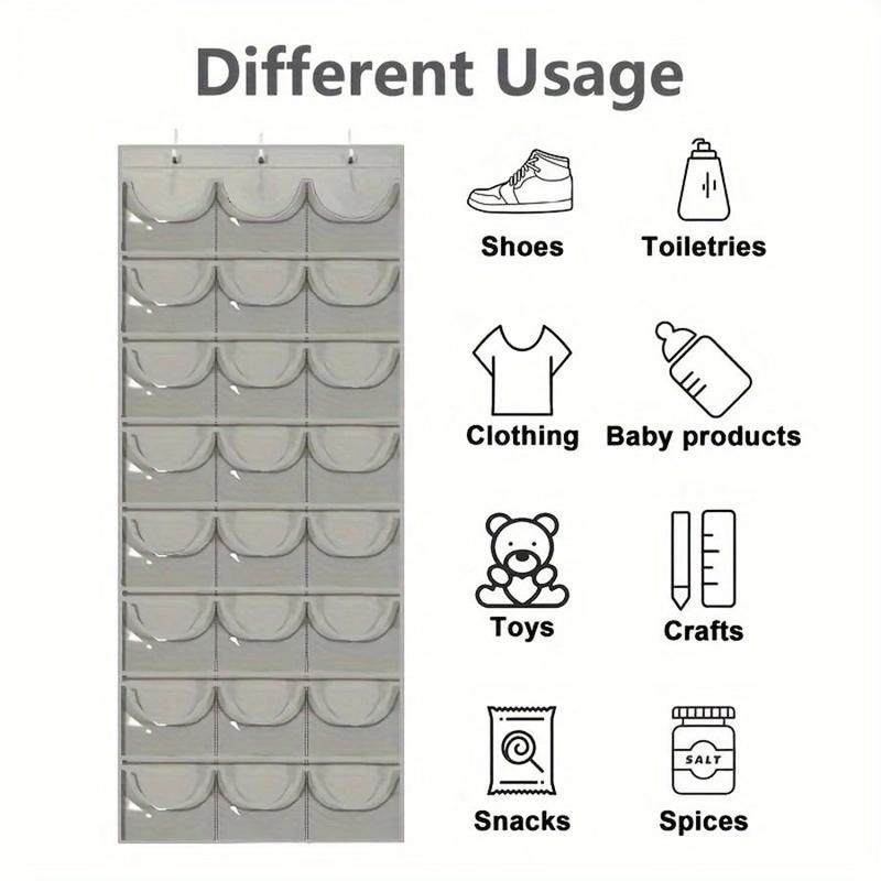 24-grid Hat Storage Bag, Hat Organizer Storage, Multifunctional Hat Storage Bag, Home Organizer Storage for Closet, Wardrobe, Unique Furniture for Bedroom,  Storage Organizer, Room Accessories