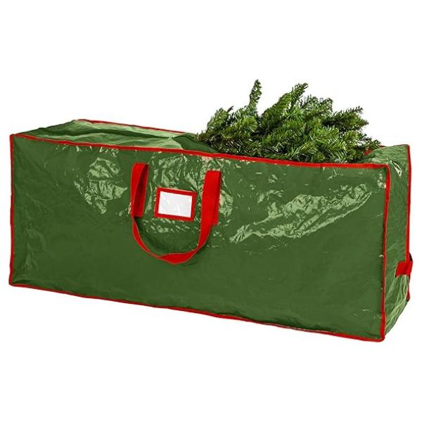 Christmas Tree Storage Bag - Fits 7.5 Ft Artificial Tree, Durable Waterproof Material, Zippered with Handles, Protects from Dust, Insects & Moisture