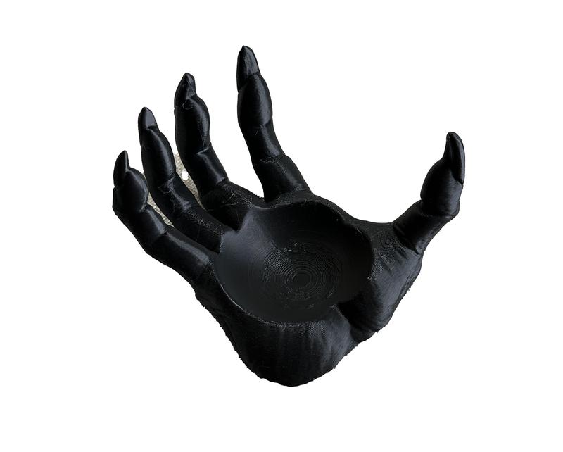 Black Demon Hand Jewelry Organizer for Occult and Dark Romance Fans