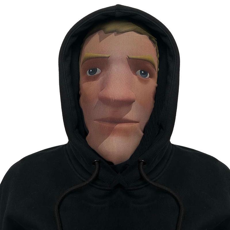 MCLovin Jones Ye Travis Funny Mask with Breathable Mesh Hood for Parties and Events - Perfect for Adding a Touch of Humor to Your Ensemble