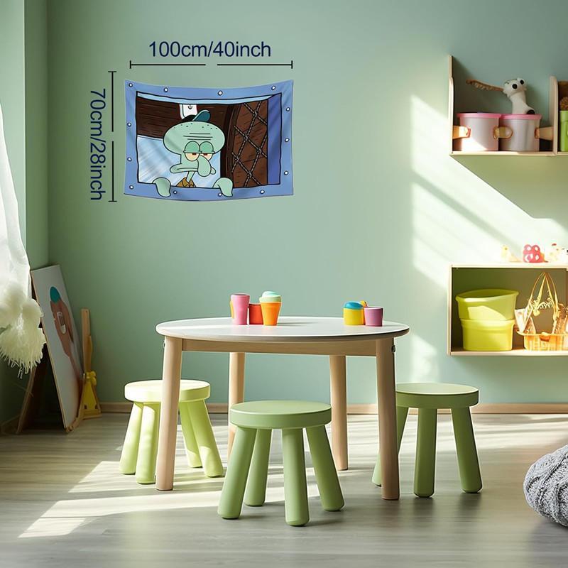 Cartoon back morning walltapestry wall decoration background clothbedroom dormitory rental room hanging walltapestry. cloth bedroom