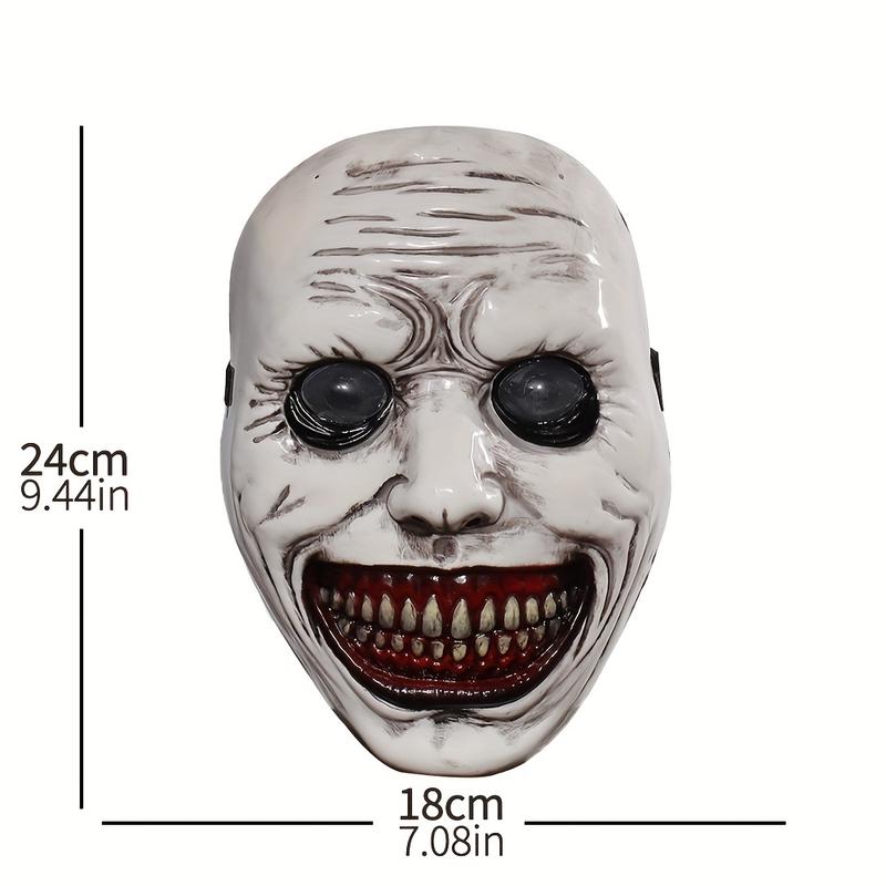 1pc Men's Halloween Horror Zombie Mask, Plastics Anime Demon Scary Horror Mask, Plastic Evil Cosplay Mask Props monster mask