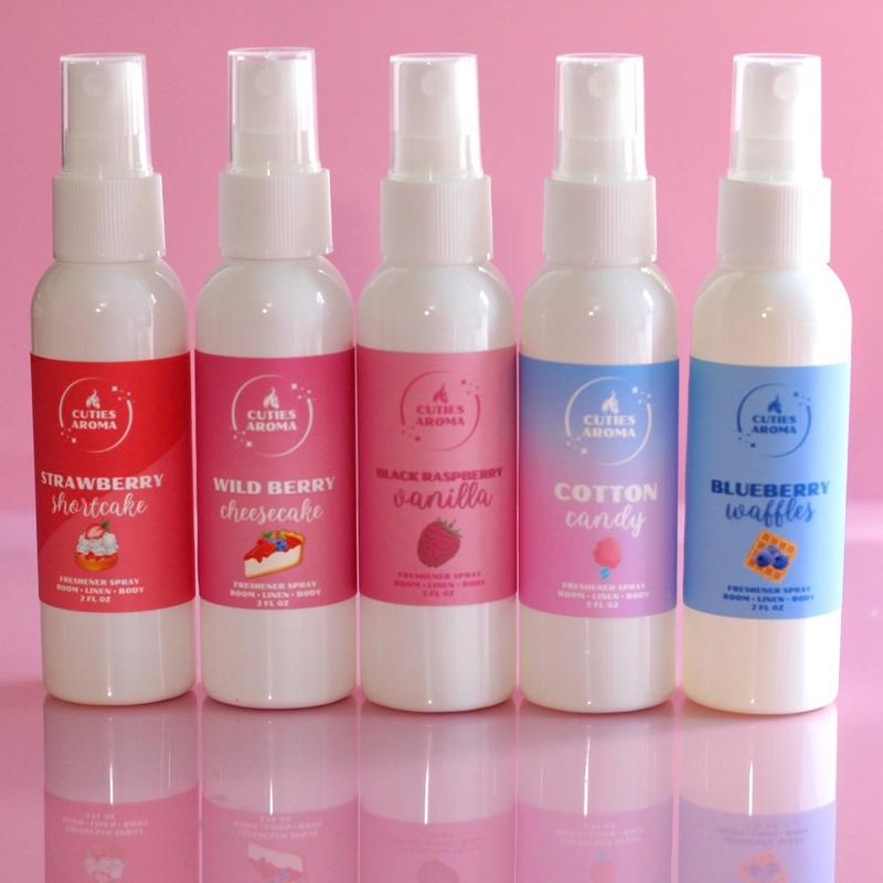 Freshener Spray, Room + Linen + Body + Car, Body Spray, Air Mist