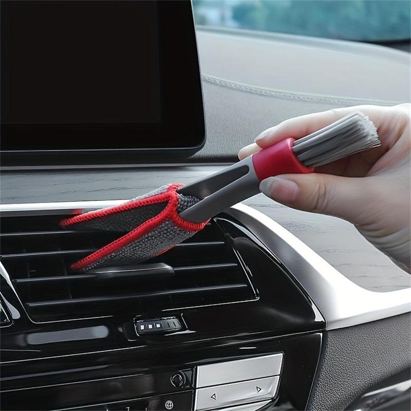 Car Air Vent Cleaning Brush, Double Head Car Air Vent Cleaning Brush, Auto Detailing Cleaner, Multifunctional Car Interior Cleaning Brush