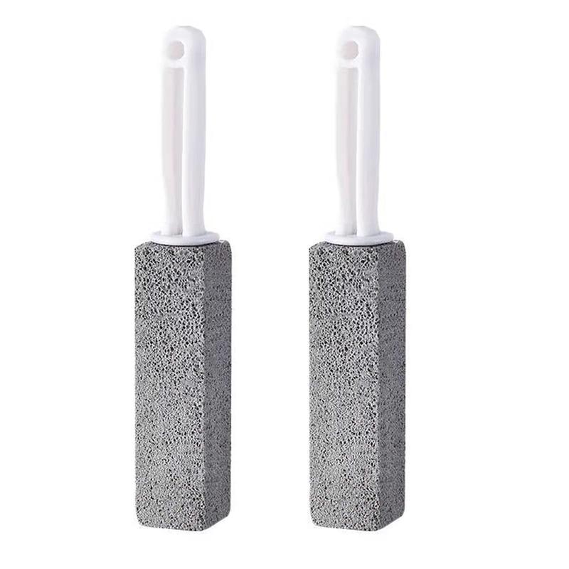 Pumice Stone Toilet Bowl Cleaner, 2 Count Pumice Stone for Toilet Cleaning, Toilet Pumice Stone with Handle