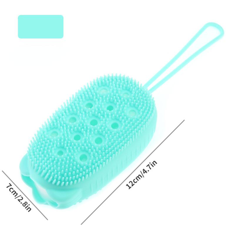  1pc Exfoliating Silicone Body Scrubber Easy To Clean, Long Lasting, And More Hygienic Than Traditional Loofah