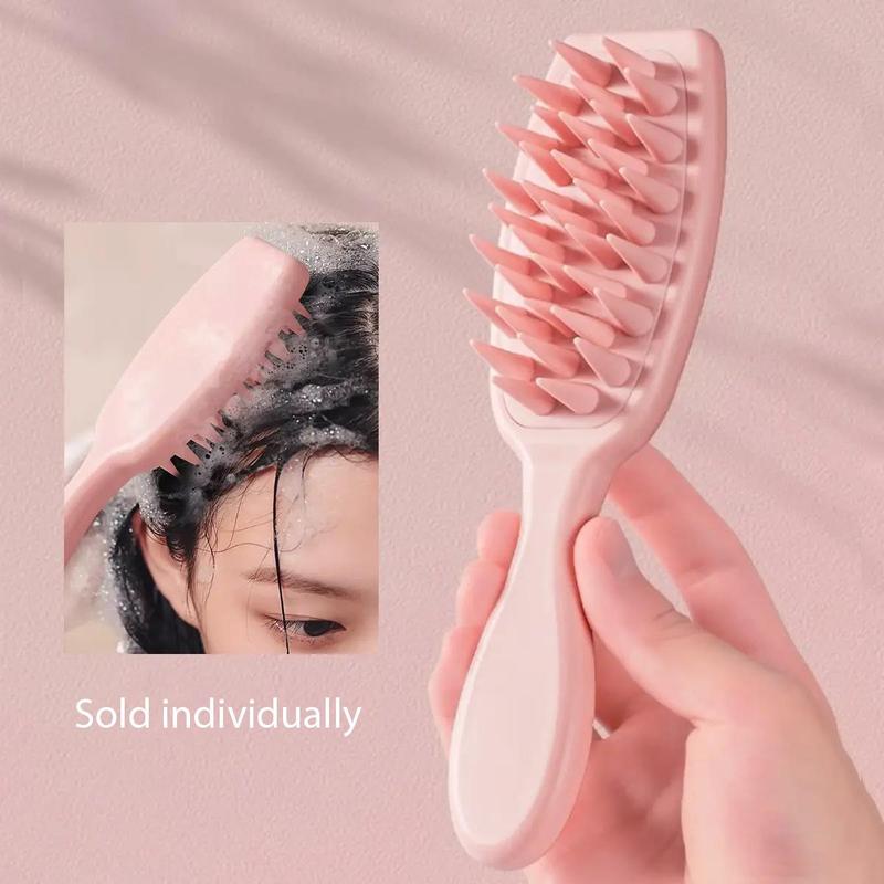 Comfort Long Handle Shampoo Brush, Hair Care Hair Comb, Scalp Massge Comb, Soft Scalp Massager Hair Cleaner, Anti-itching Hair Comb for Healthy Hair Root, Adult Hair Washing Cleaning Comb, Fall Gift, Christmas Gift