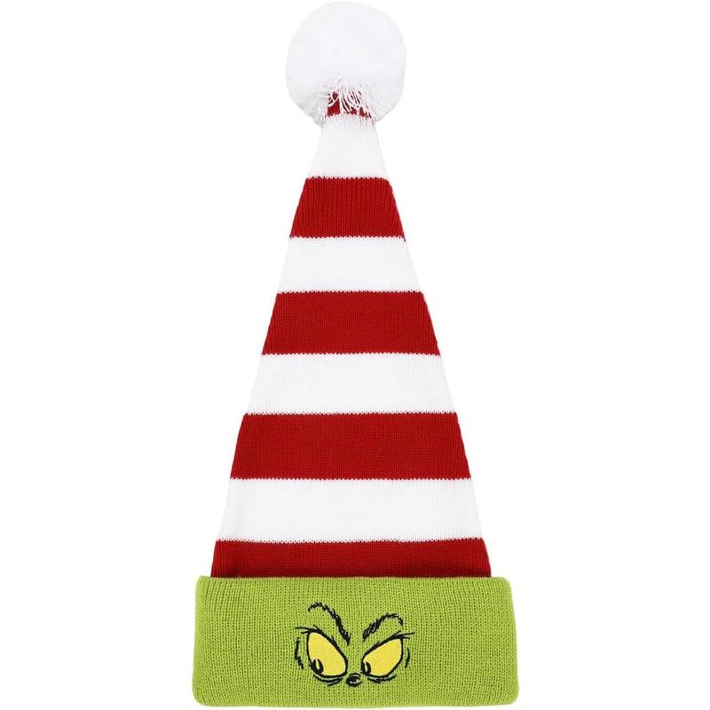 Bioworld Grinch Adult Christmas Santa Hat (One Size) Multicolored