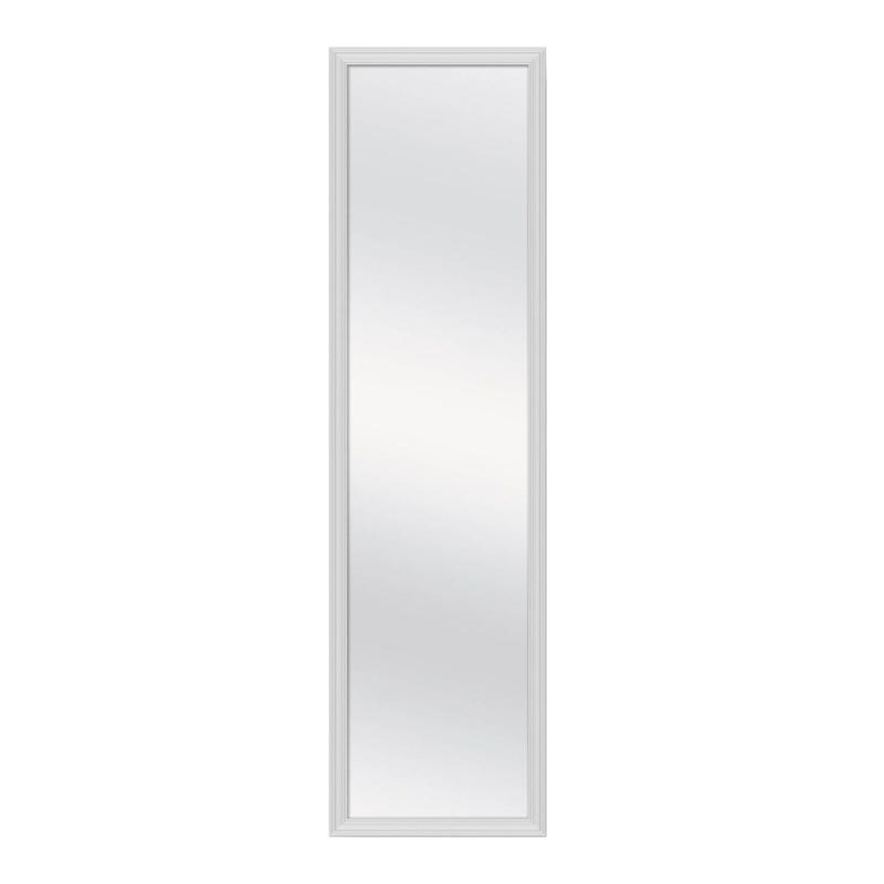 13x49 Full-Length Rectangular White Mirror