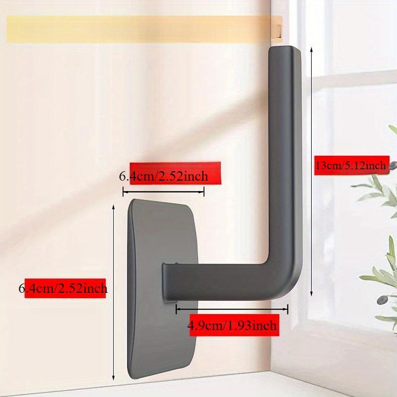 Baseball Cap Wall Mounted Hook, 2 Counts Multifunctional Self Adhesive Sundries Coat Hat Hook, Home Storage Organizer for Bedroom Bathroom Kitchen Door Living Room Office