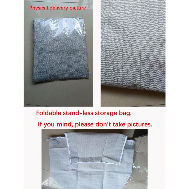 1pc Garment Storage Bag, Foldable Non-Woven Fabric Clothes Moving Bag, Large Capacity Home Bedroom Organizer