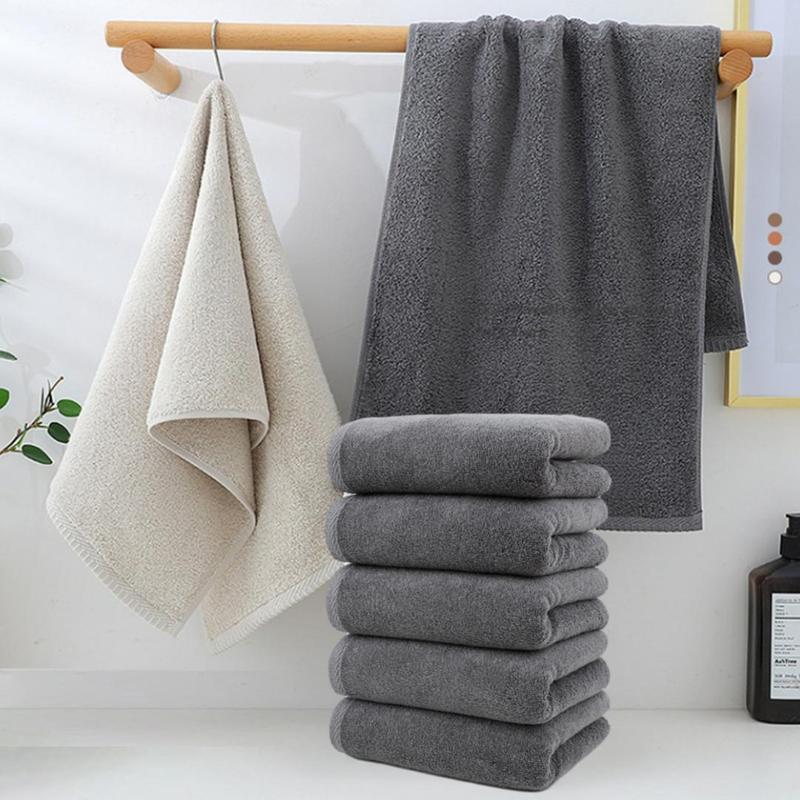 Towels 5 Pack Bath Towel Set, 100% Ring Spun Cotton Medium Lightweight and Highly Absorbent Quick Drying, Premium Towels for Hotel, Spa and Bathroom Christmas Gifts waffle towel fluffy towel Household