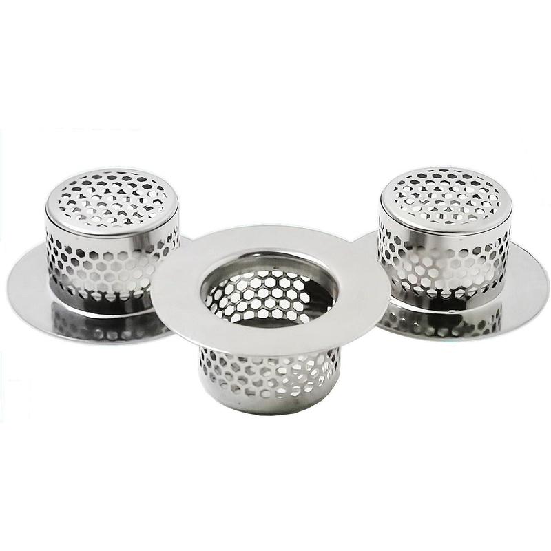 Bathtub Drain Cover, Bathroom Sink Strainer, Drain Hair Catcher for Bathtub Laundry Utility Sink, Fit Hole Size from 1.55