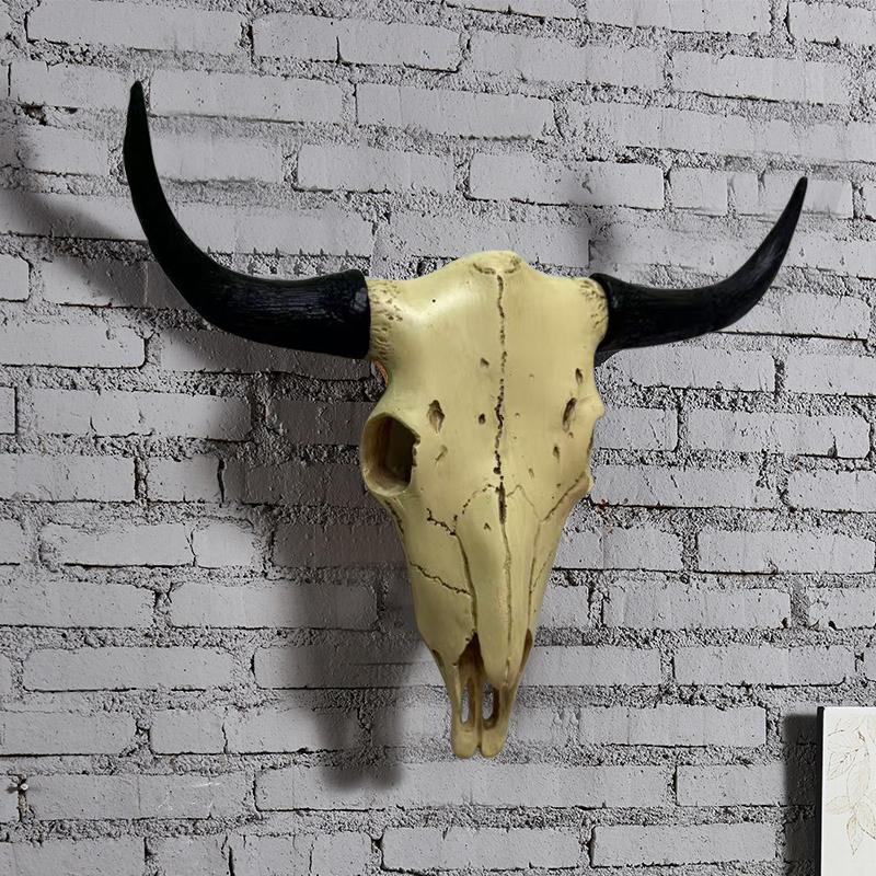 Simulated Cow Head Wall Hanging Decor, Creative Wall Decor Decoration, Wall Hanging Ornament for Home Living Room Bedroom Office Room Decor, Home Decor, Bedroom Decor, Bedroom Accessories, Men Gifts, Fall Decor, Fall & Winter Gift