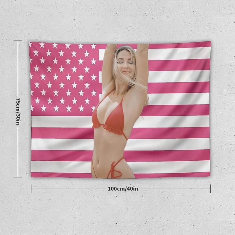 Madelyn American Stars Tapestry Star Cline Flag Tapestry Suitable for College Dormitory Bedroom Living Room Office Party Decoration Gift30 x40 Style