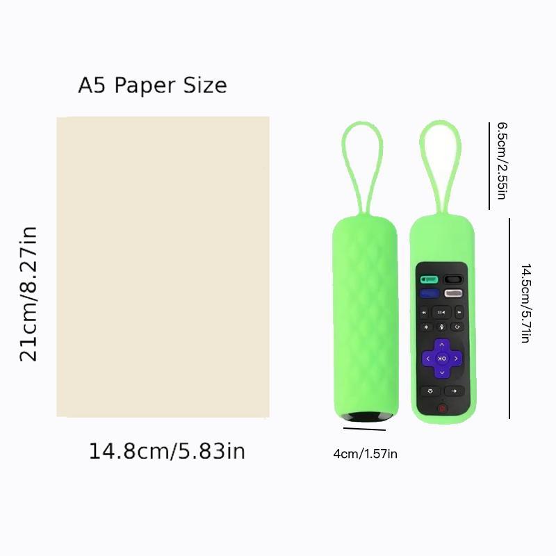 Silicone Remote Control Cover, Washable Remote Control Protector with Anti-lost Lanyard, Replacement Remote Control Case For Fire TV Stick