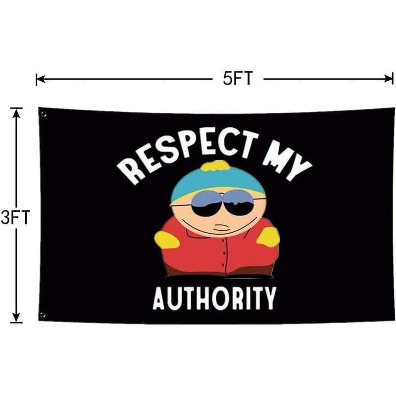 Respect My Authority Flag 40x60inch,100D Polyester,Flag  for room Wall Decor