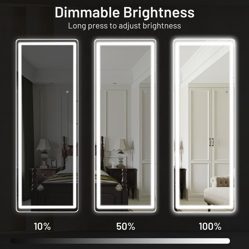 Mirror Full Length Standing with LED Lights, 64